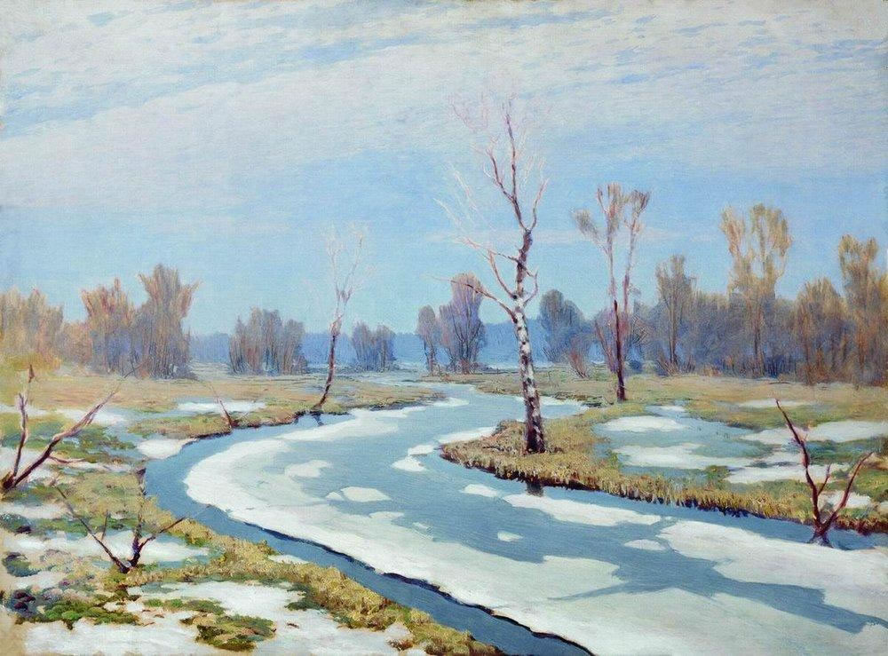 Архип Куинджи. Ранняя весна. 1890-1895.